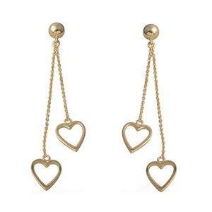 NWT-14KYG OVER STERLING SILVER EARRINGS